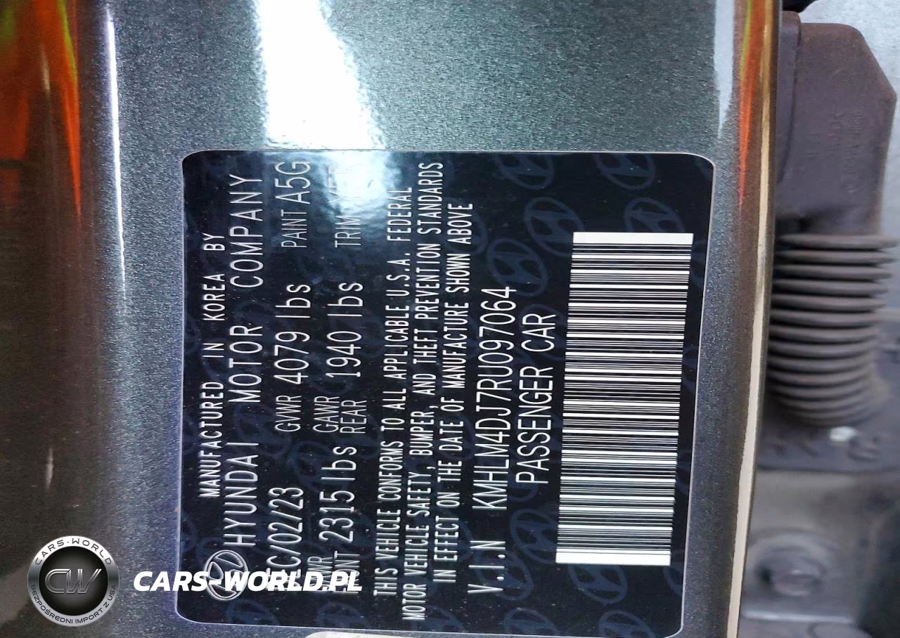 2024 Hyundai Elantra Blue VIN:KMHLM4DJ7RU097064 - 13