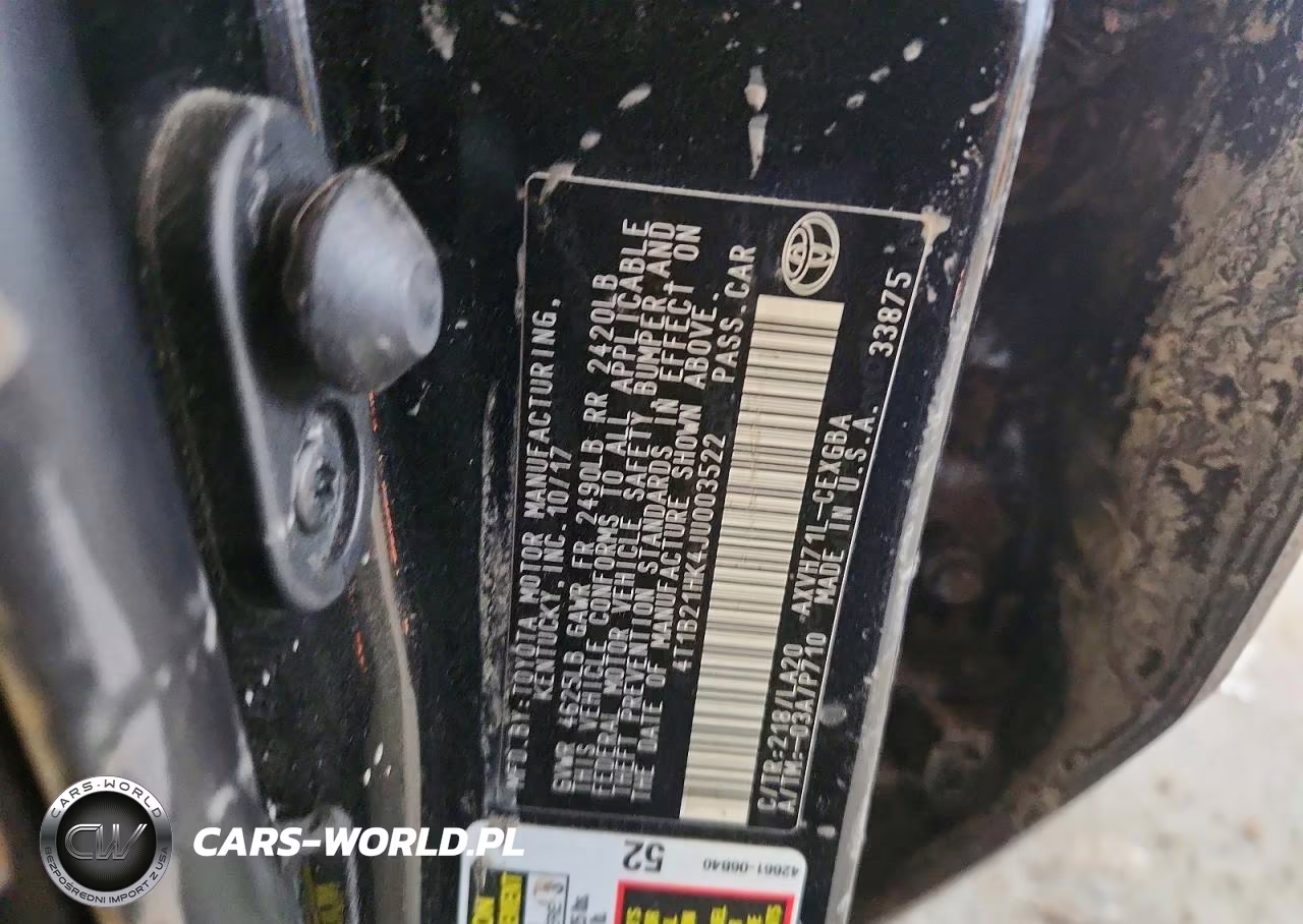 2018 Toyota Camry Hybrid Xle VIN:4T1B21HK4JU003522 - 13