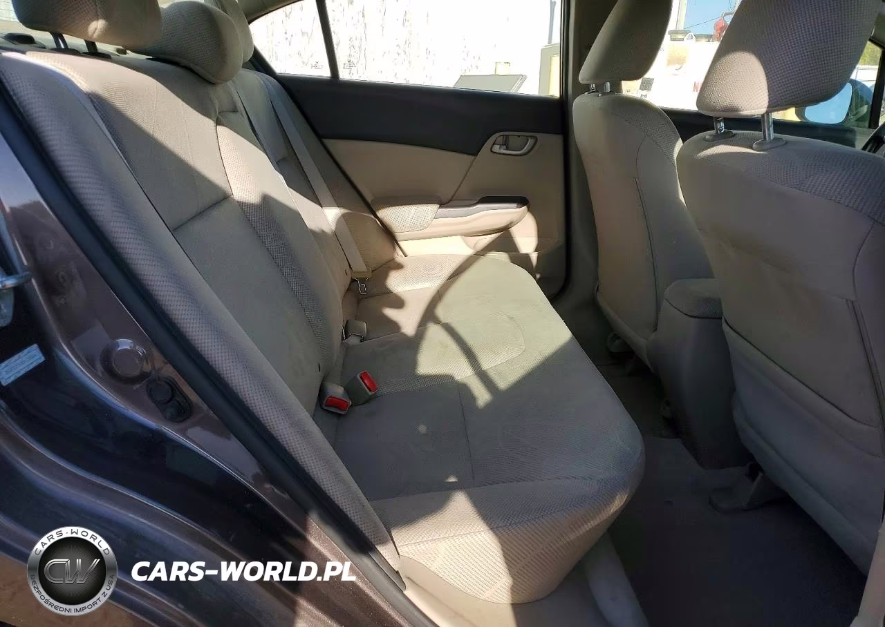 2012 Honda Civic Lx VIN:2HGFB2F57CH508504 - 10