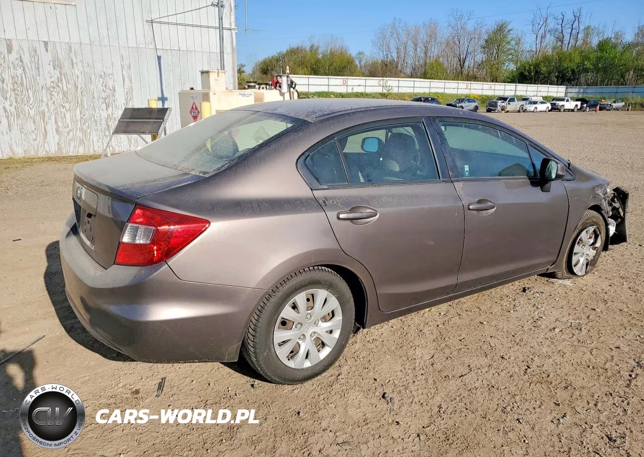2012 Honda Civic Lx VIN:2HGFB2F57CH508504 - 3