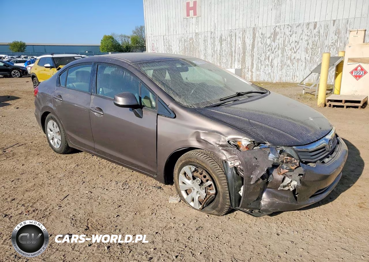 2012 Honda Civic Lx VIN:2HGFB2F57CH508504 - 4