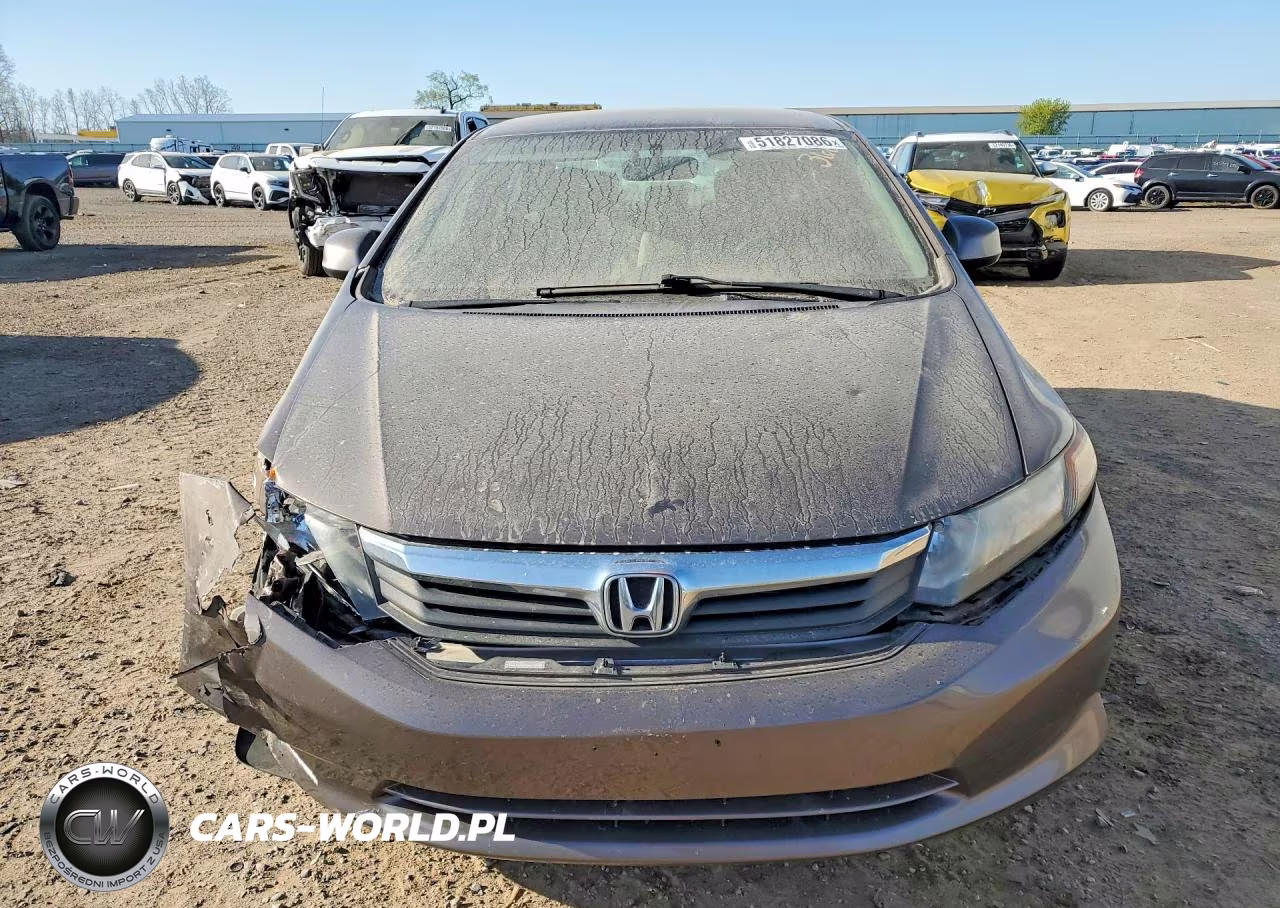 2012 Honda Civic Lx VIN:2HGFB2F57CH508504 - 5