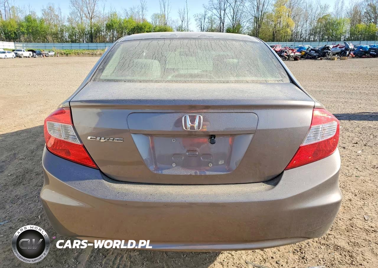 2012 Honda Civic Lx VIN:2HGFB2F57CH508504 - 6