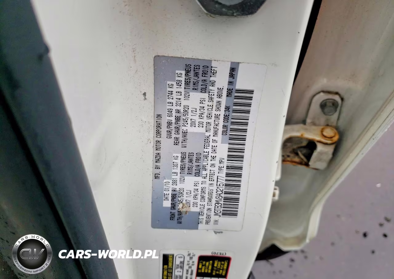 2010 Mazda Cx-9 VIN:JM3TB3MV8A0215777 - 13