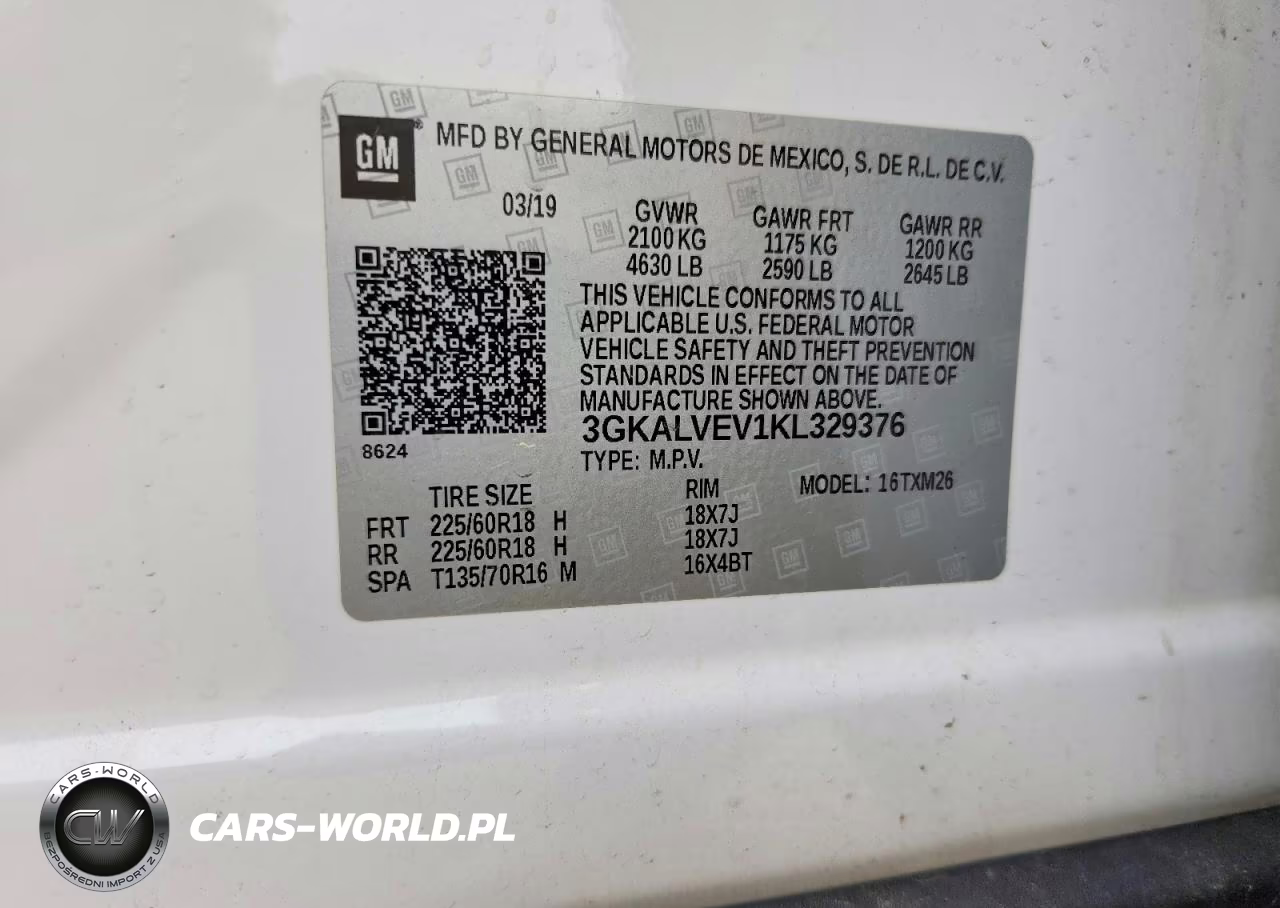 2019 GMC Terrain Slt VIN:3GKALVEV1KL329376 - 12