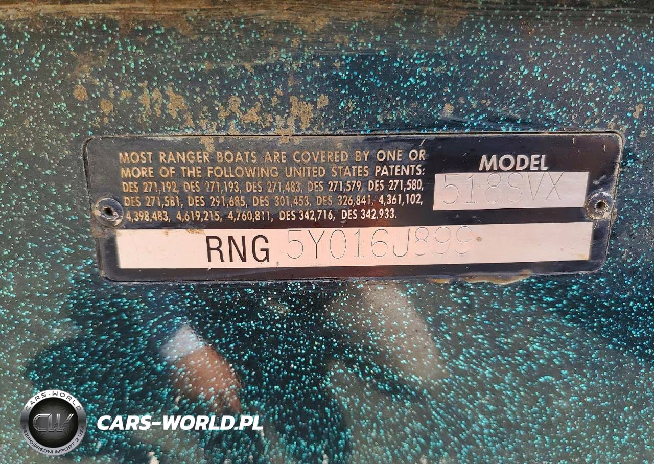 1999 Ranger 518Svx Boat VIN:RNG5Y016J899 - 10
