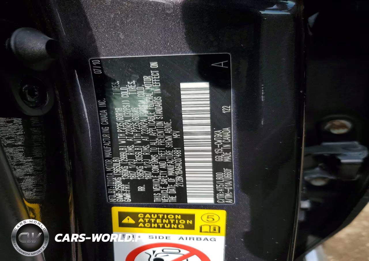 2010 Lexus Rx 350 VIN:2T2BK1BA6AC074881 - 12