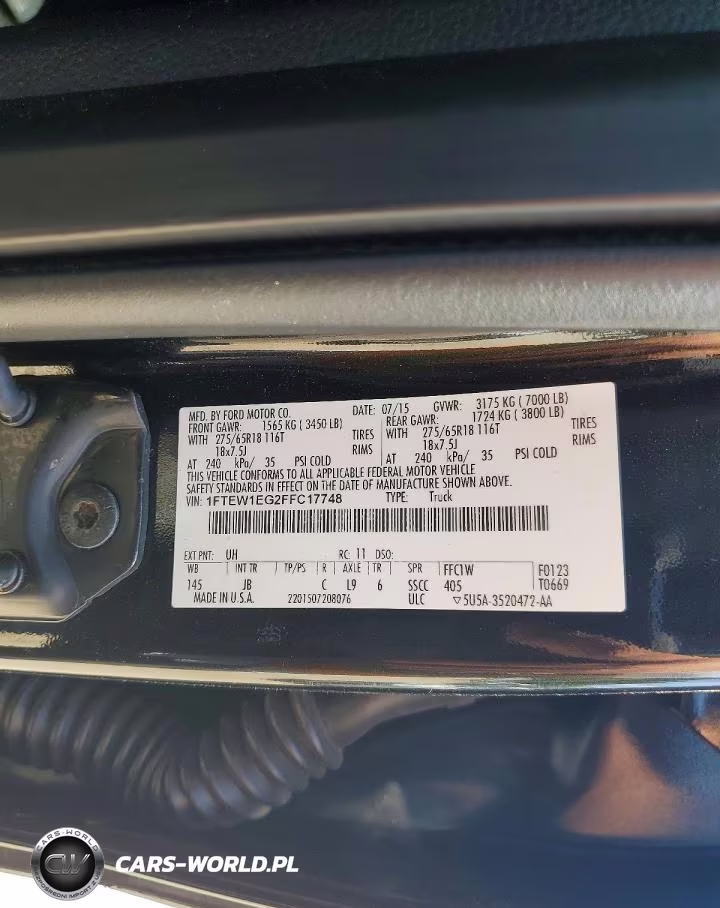 2015 Ford F150 Supercrew VIN:1FTEW1EG2FFC17748 - 12