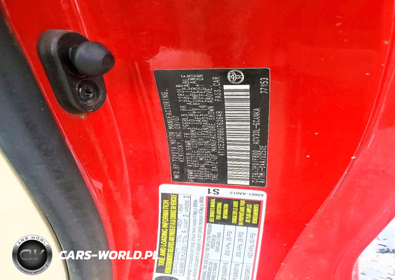 2008 Toyota Camry Solara Se VIN:4T1CE30P68U762648 - 12