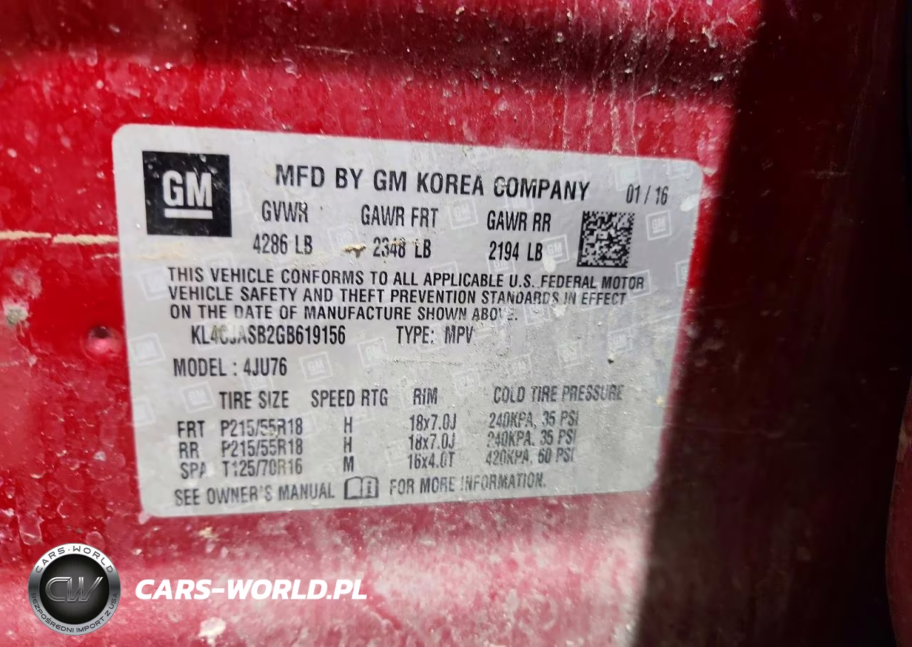 2016 Buick Encore VIN:KL4CJASB2GB619156 - 14