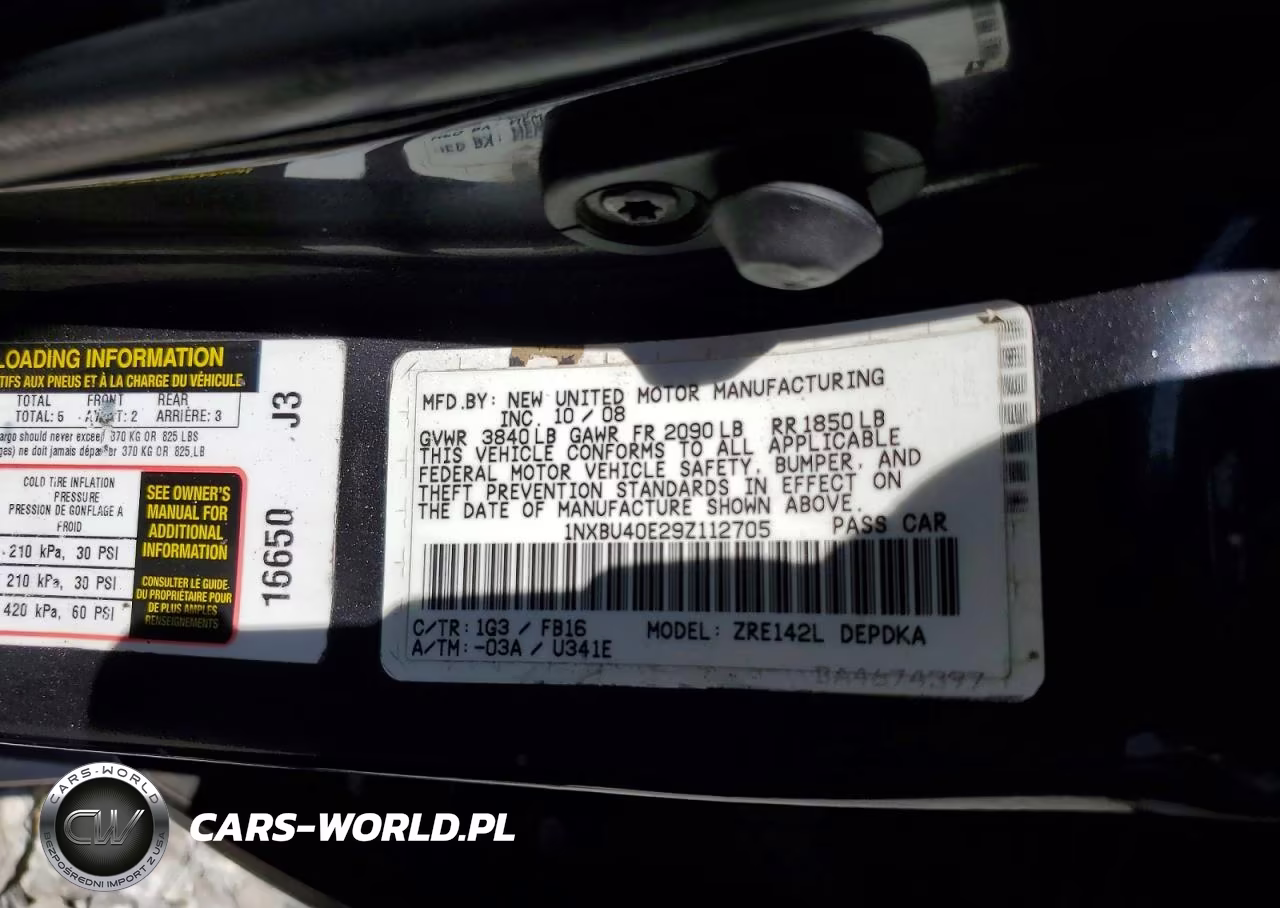 2009 Toyota Corolla Le VIN:1NXBU40E29Z112705 - 12