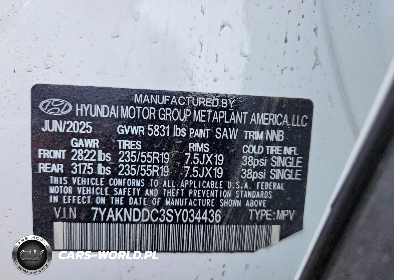 2025 Hyundai Ioniq 5 Sel VIN:7YAKNDDC3SY034436 - 12