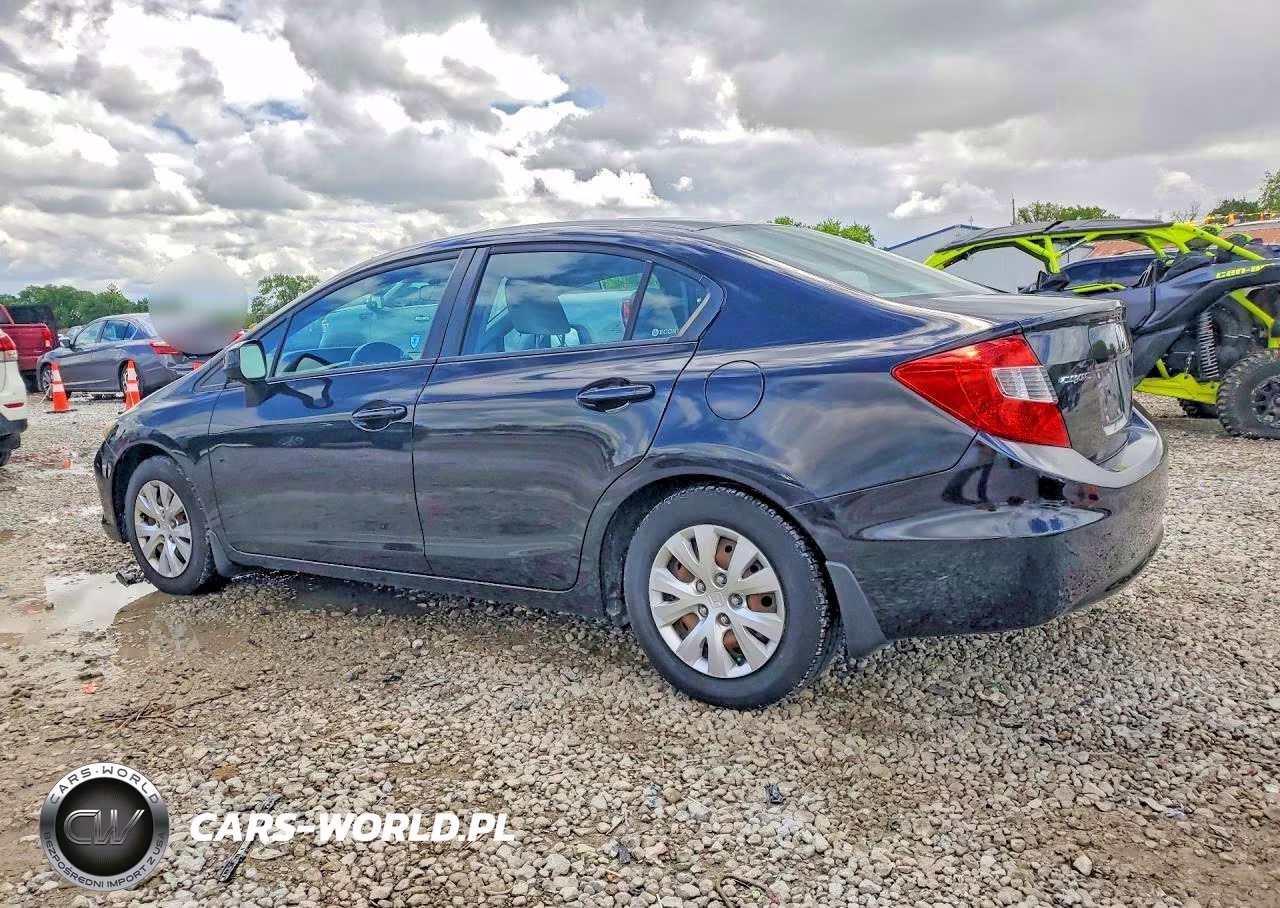 2012 Honda Civic Lx VIN:19XFB2F54CE063746 - 2