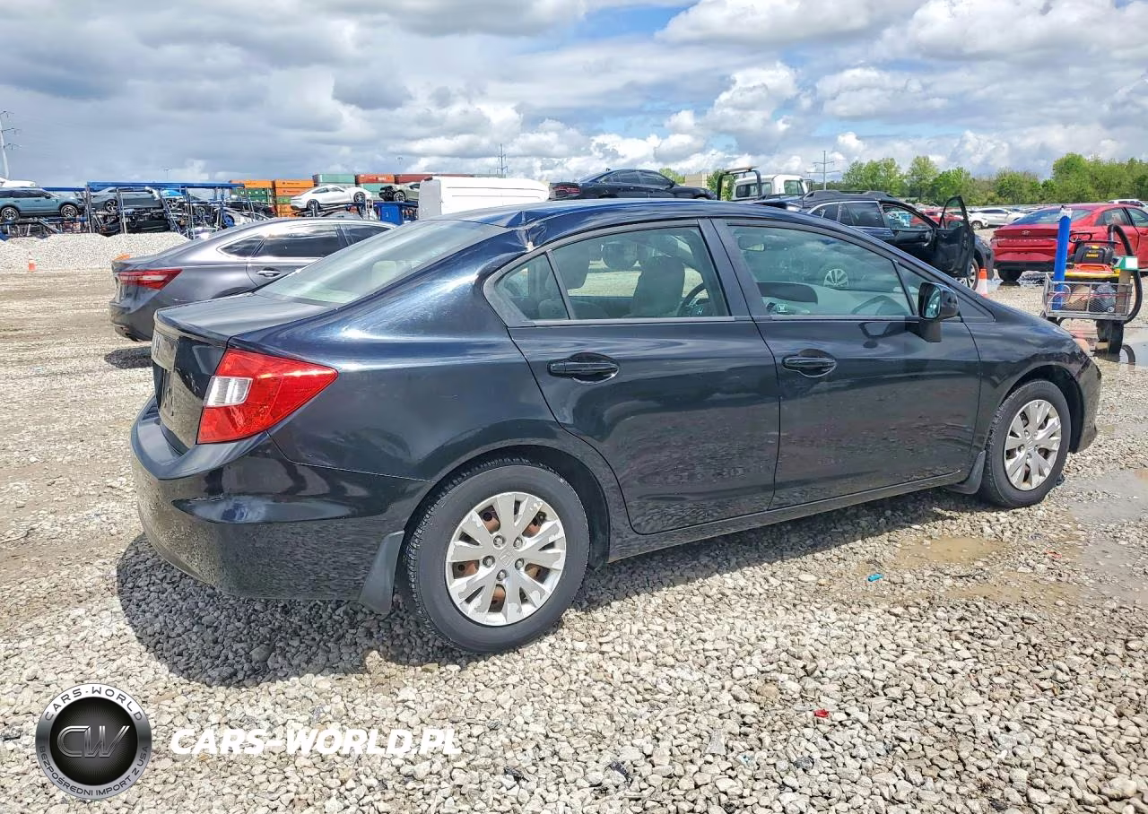 2012 Honda Civic Lx VIN:19XFB2F54CE063746 - 3