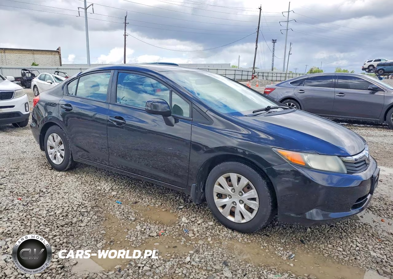 2012 Honda Civic Lx VIN:19XFB2F54CE063746 - 4
