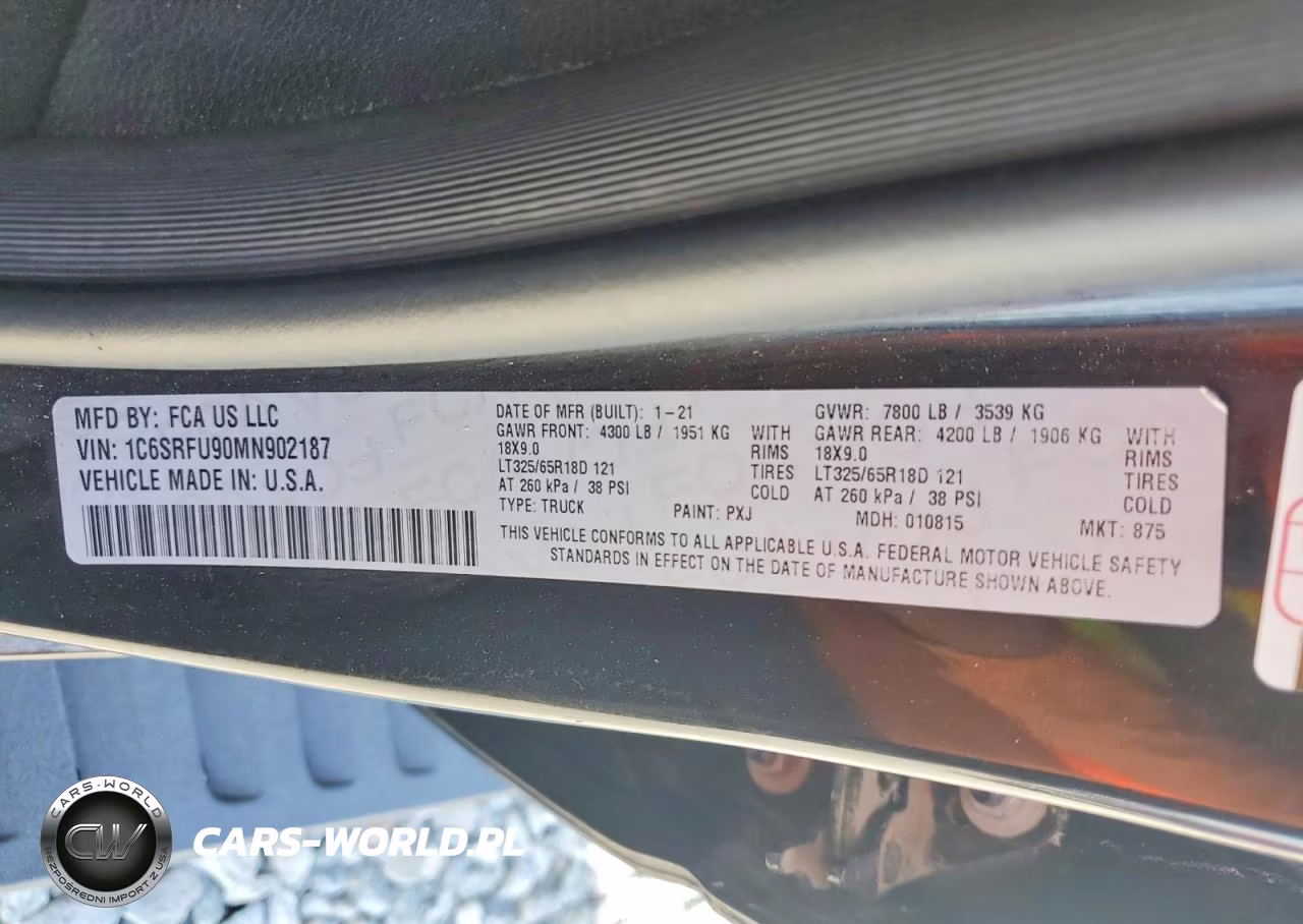 2021 Ram 1500 Trx VIN:1C6SRFU90MN902187 - 12