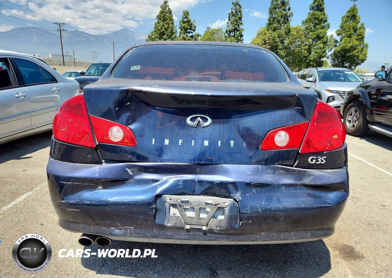 2005 Infiniti G35 Base VIN:JNKCV51E85M218742 - 6