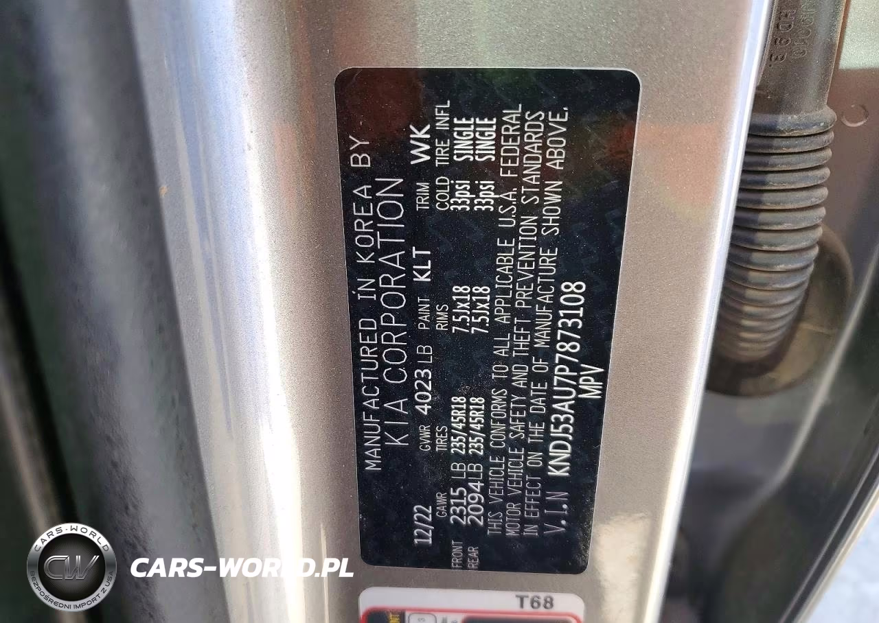 2023 Kia Soul Gt Line VIN:KNDJ53AU7P7873108 - 12