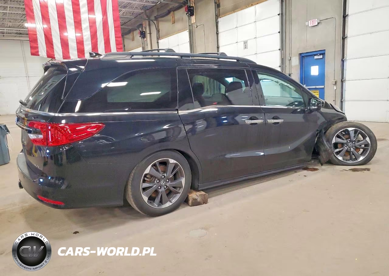 2022 Honda Odyssey Elite VIN:5FNRL6H98NB058645 - 3
