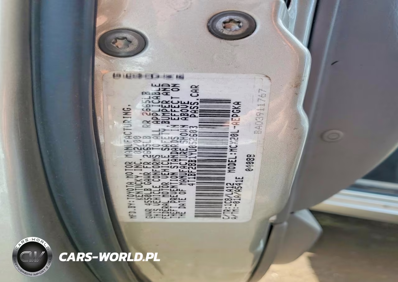 2000 Toyota Avalon Xls VIN:4T1BF28B1YU052603 - 12
