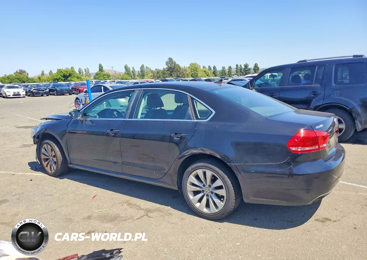 2013 Volkswagen Passat Se VIN:1VWBP7A31DC059534 - 2