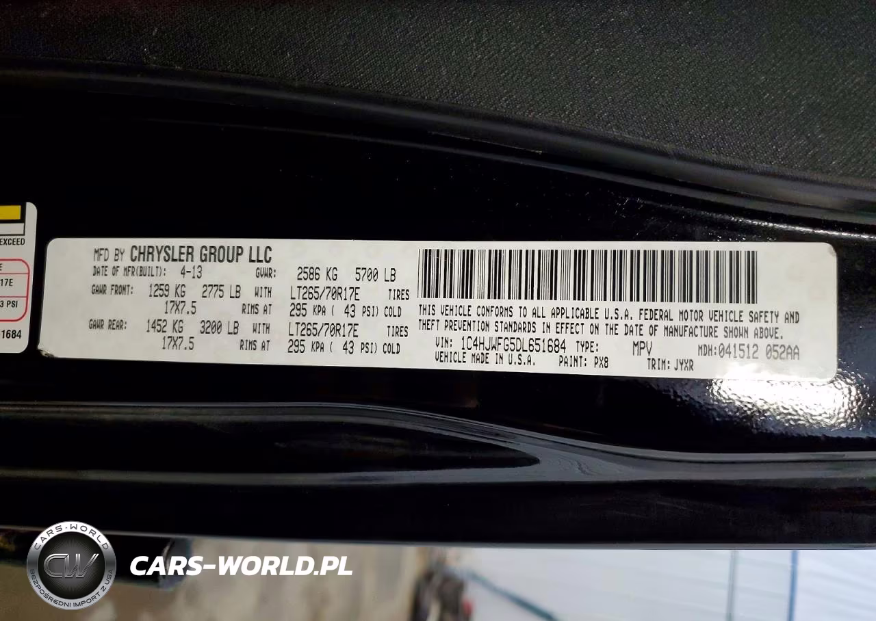 2013 Jeep Wrangler Unlimited Rubicon VIN:1C4HJWFG5DL651684 - 13
