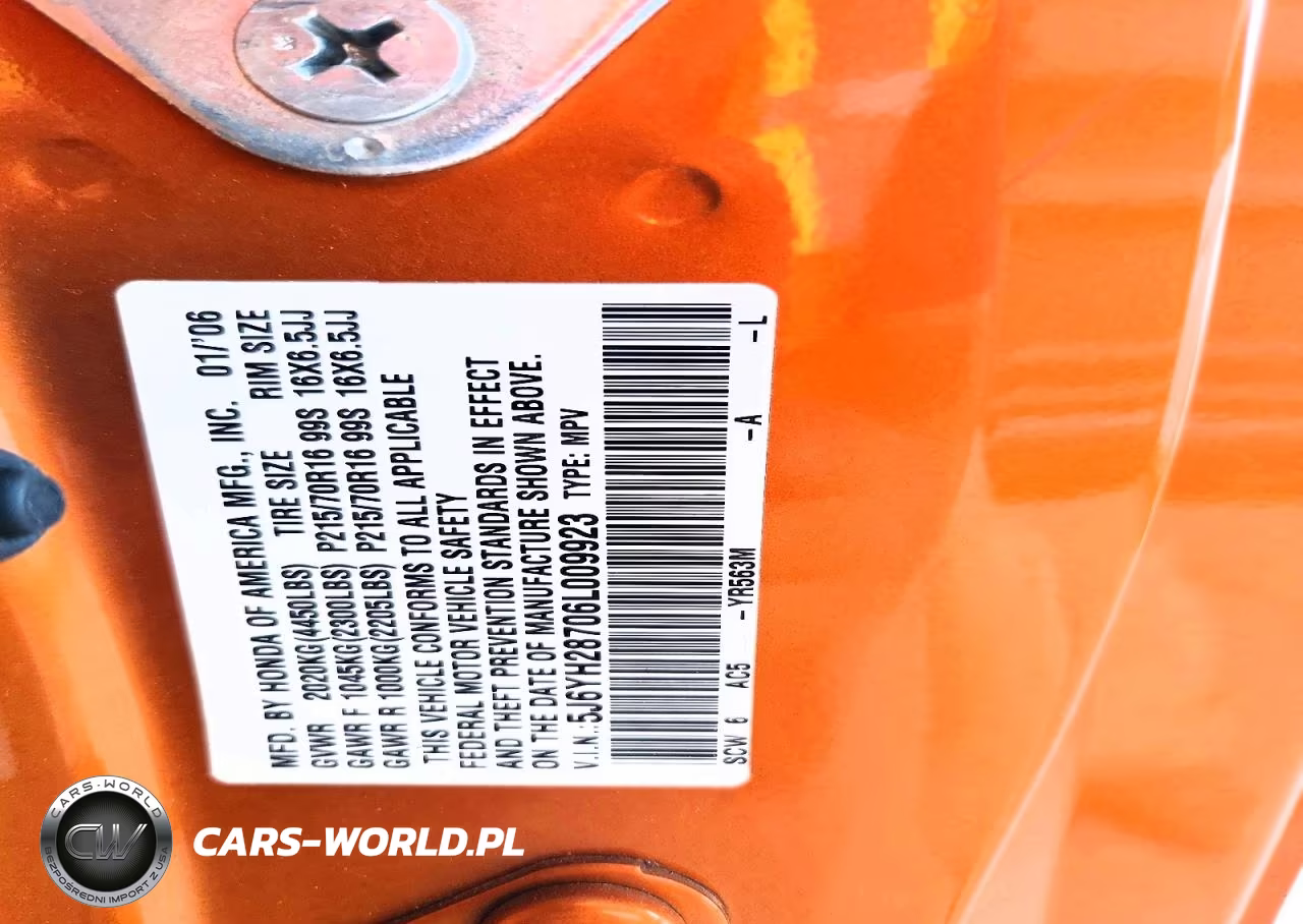 2006 Honda Element Ex VIN:5J6YH28706L009923 - 14