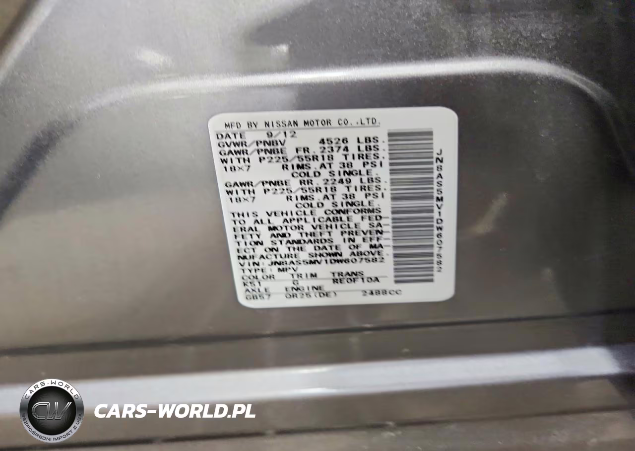 2013 Nissan Rogue S VIN:JN8AS5MV1DW607582 - 13
