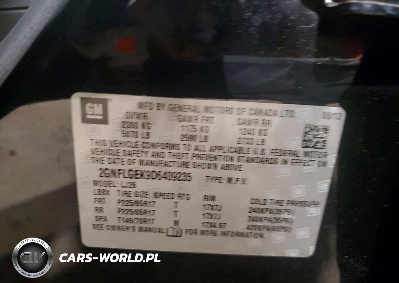 2013 Chevrolet Equinox Ltz VIN:2GNFLGEK9D6409235 - 14
