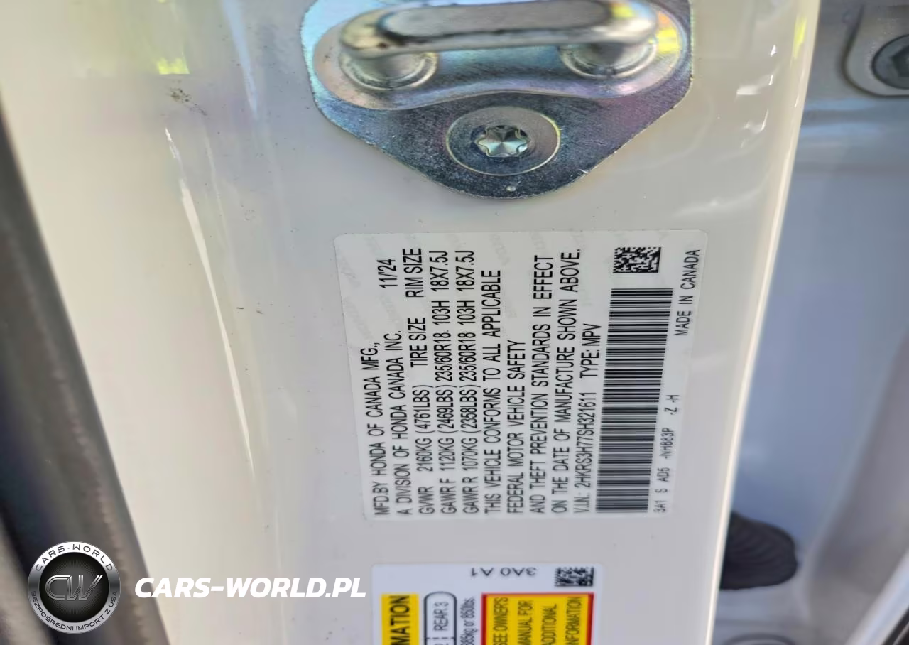 2025 Honda Cr-V Exl VIN:2HKRS3H77SH321611 - 13