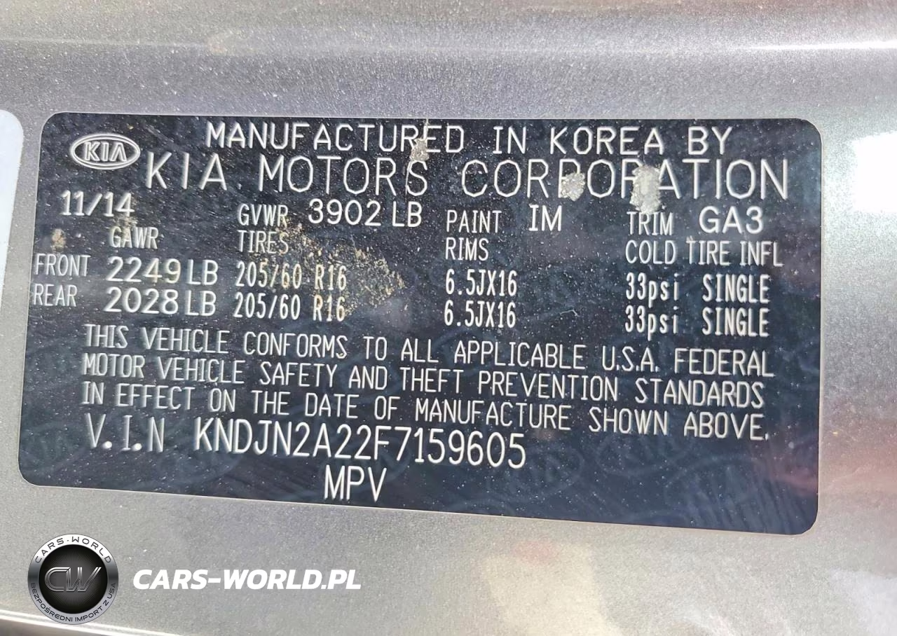 2015 Kia Soul Base VIN:KNDJN2A22F7159605 - 13