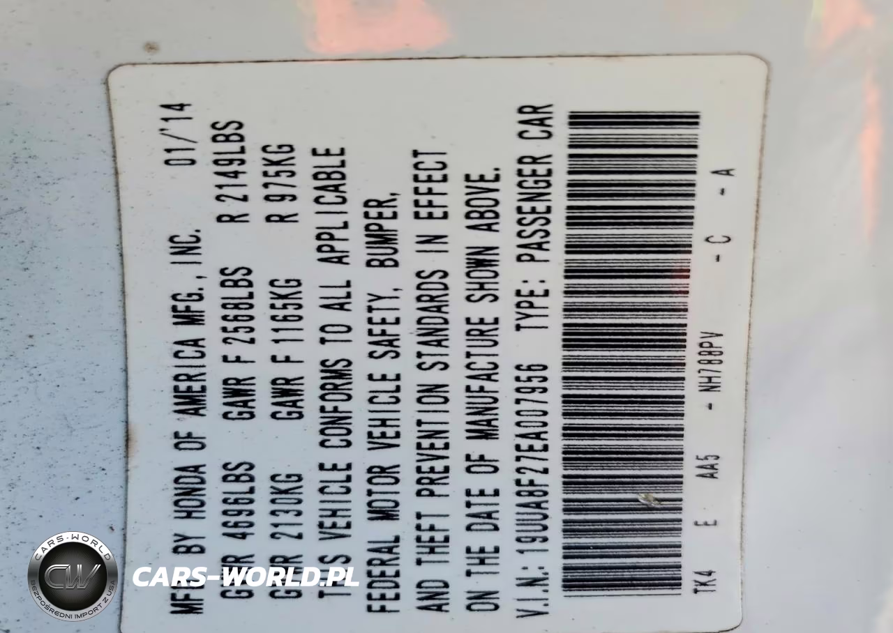 2014 Acura Tl VIN:19UUA8F27EA007956 - 12