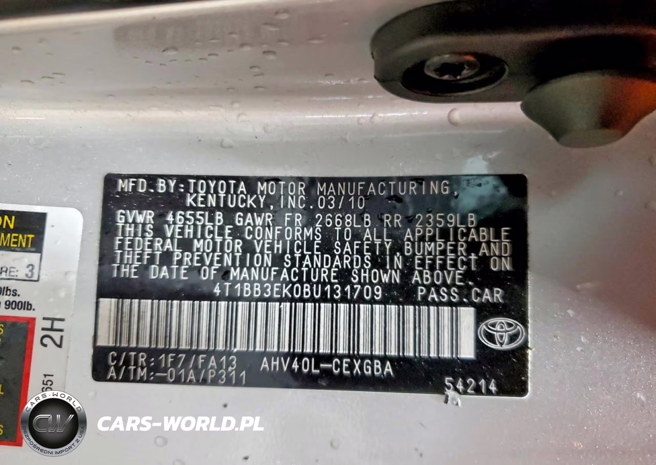 2011 Toyota Camry Hybrid VIN:4T1BB3EK0BU131709 - 13