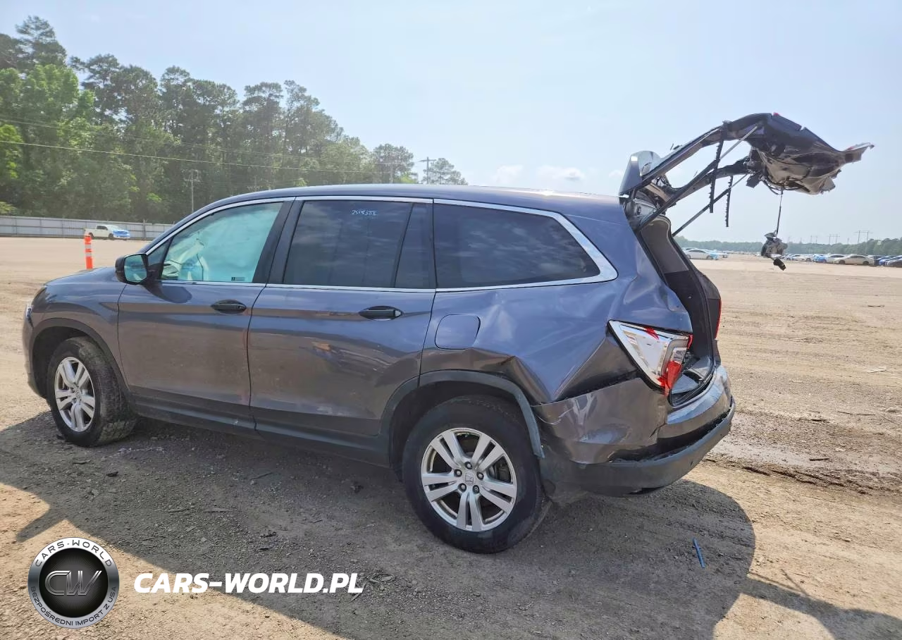 2017 Honda Pilot Lx VIN:5FNYF5H15HB043998 - 2