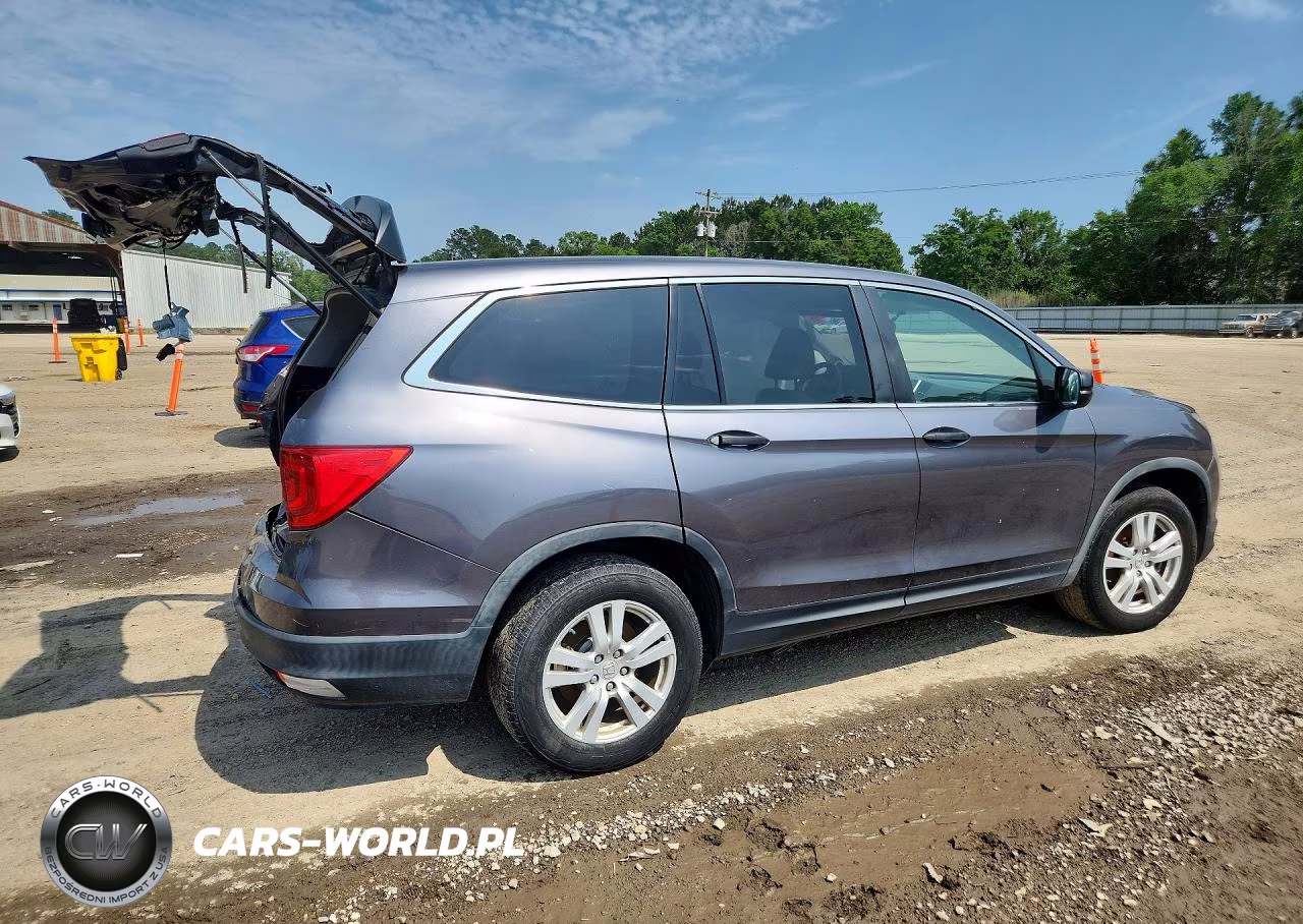 2017 Honda Pilot Lx VIN:5FNYF5H15HB043998 - 3