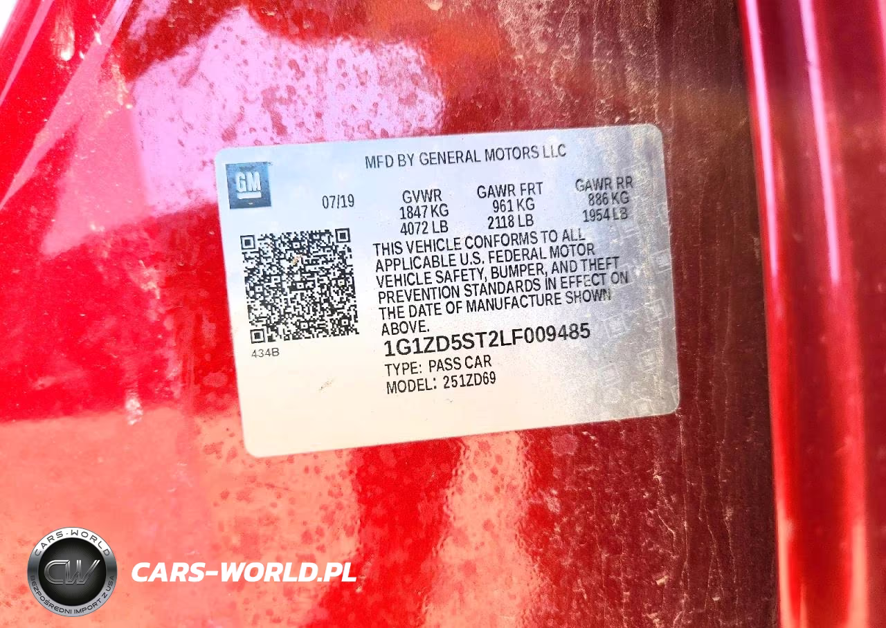 2020 Chevrolet Malibu Lt VIN:1G1ZD5ST2LF009485 - 12