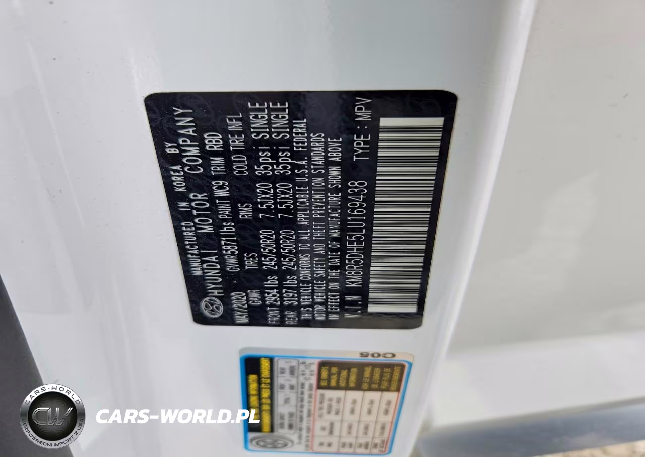 2020 Hyundai Palisade Limited VIN:KM8R5DHE5LU169438 - 13