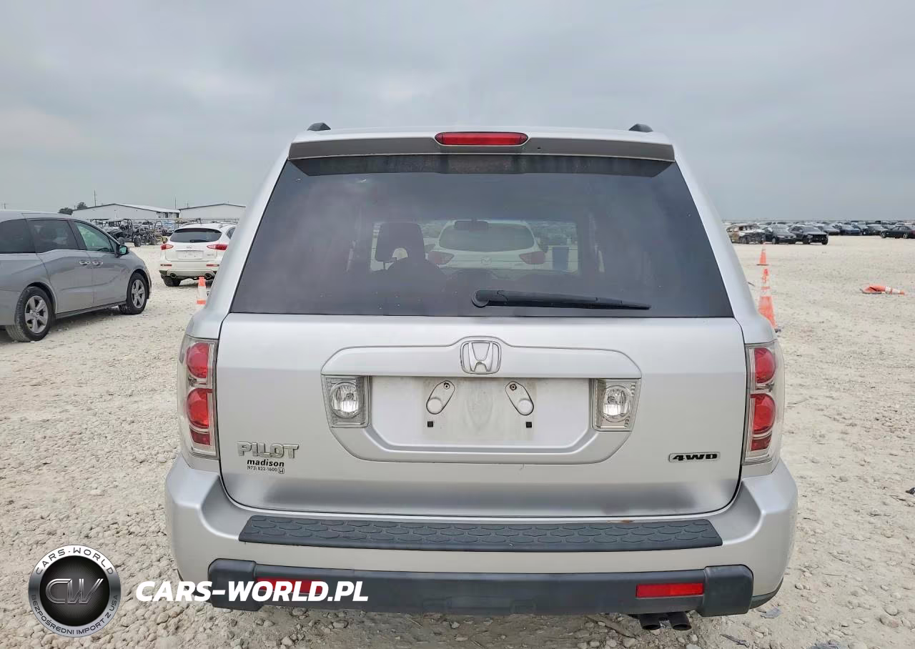2007 Honda Pilot Ex VIN:5FNYF18417B020610 - 6