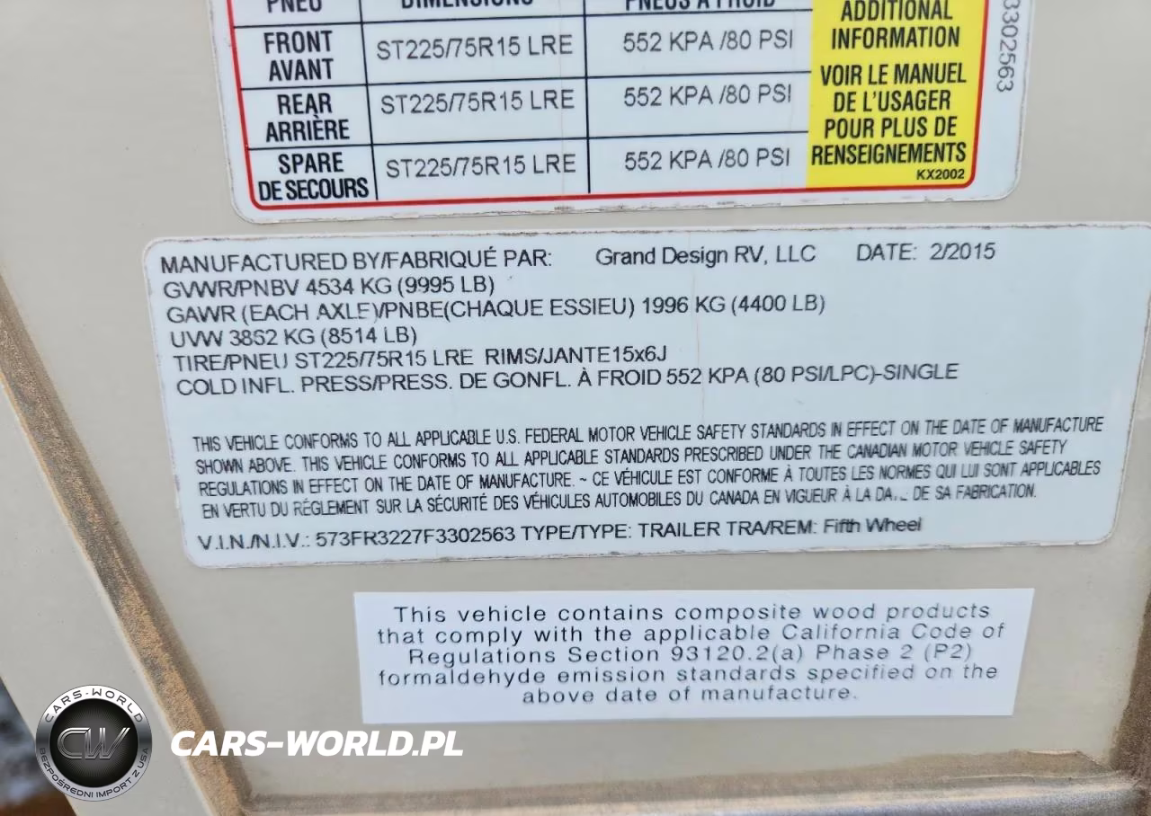 2015 Grand Desn 29Rs VIN:573FR3227F3302563 - 10