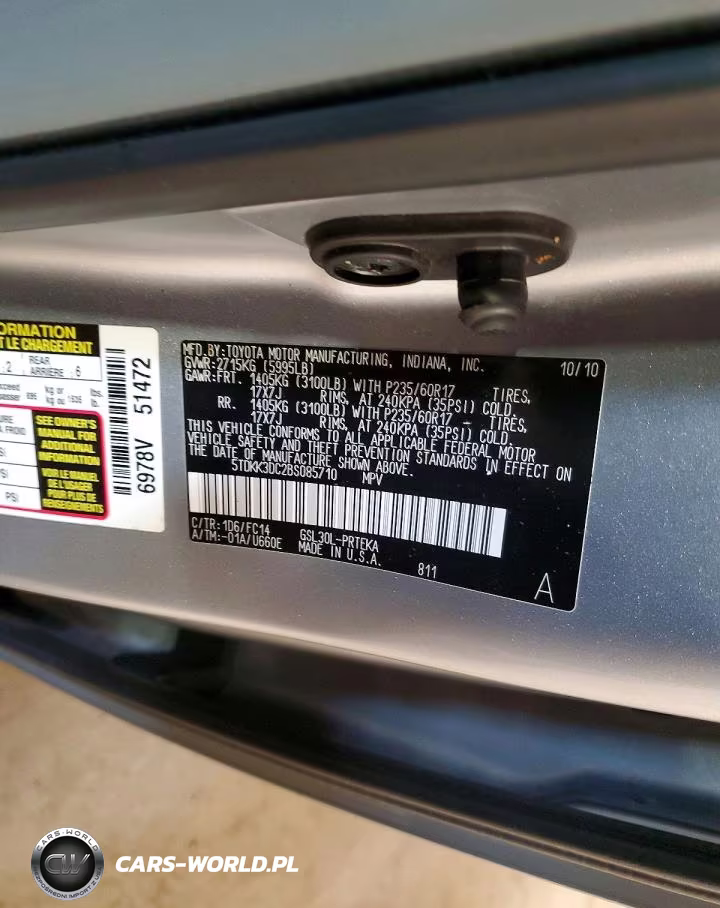 2011 Toyota Sienna Le VIN:5TDKK3DC2BS085710 - 13