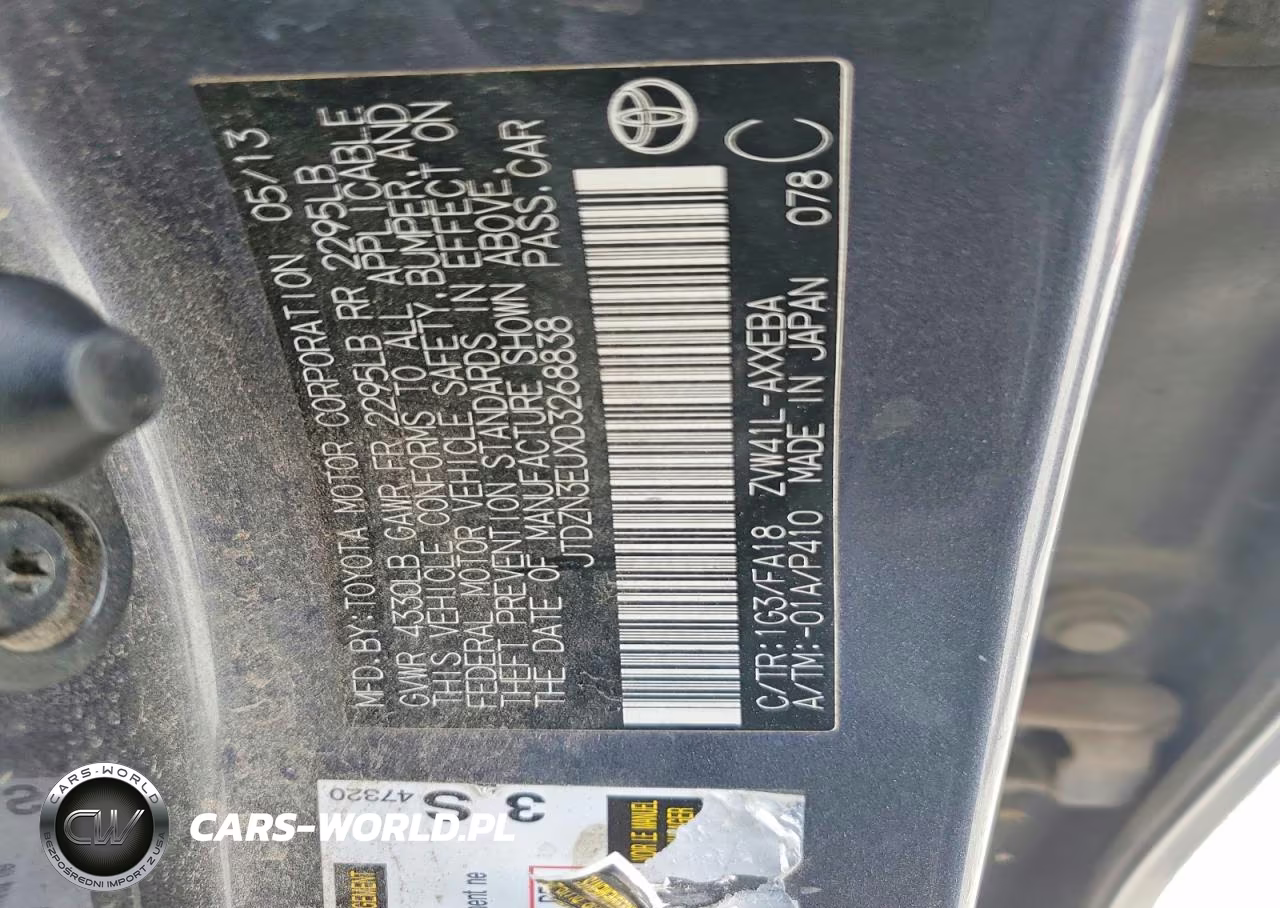 2013 Toyota Prius V Three VIN:JTDZN3EUXD3268838 - 12