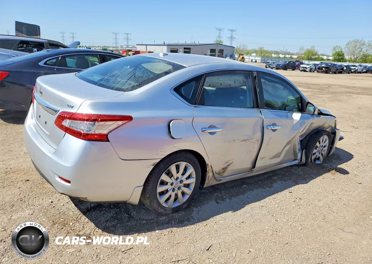 2015 Nissan Sentra Sv VIN:3N1AB7AP4FY316523 - 3