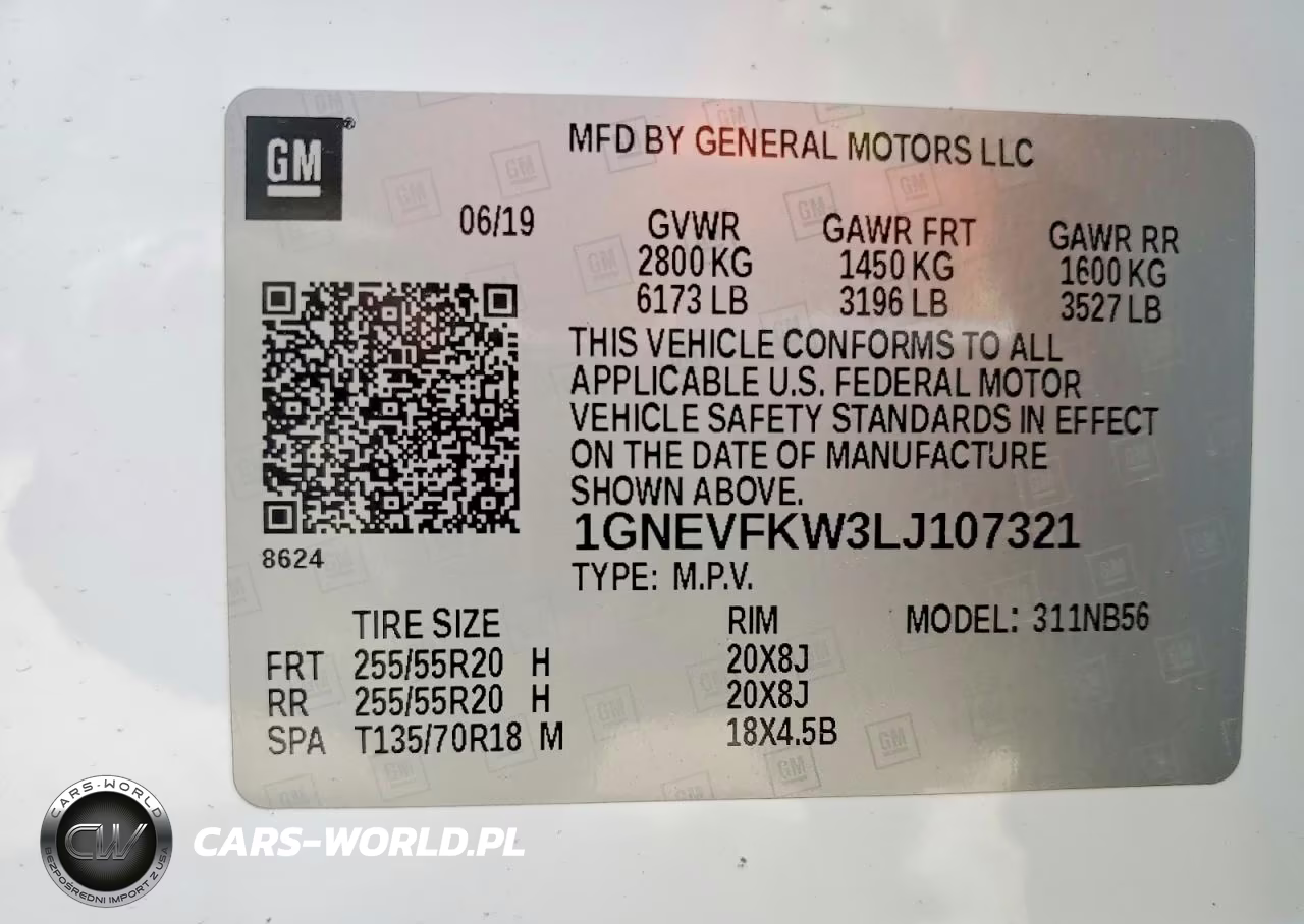 2020 Chevrolet Traverse Ls VIN:1GNEVFKW3LJ107321 - 14