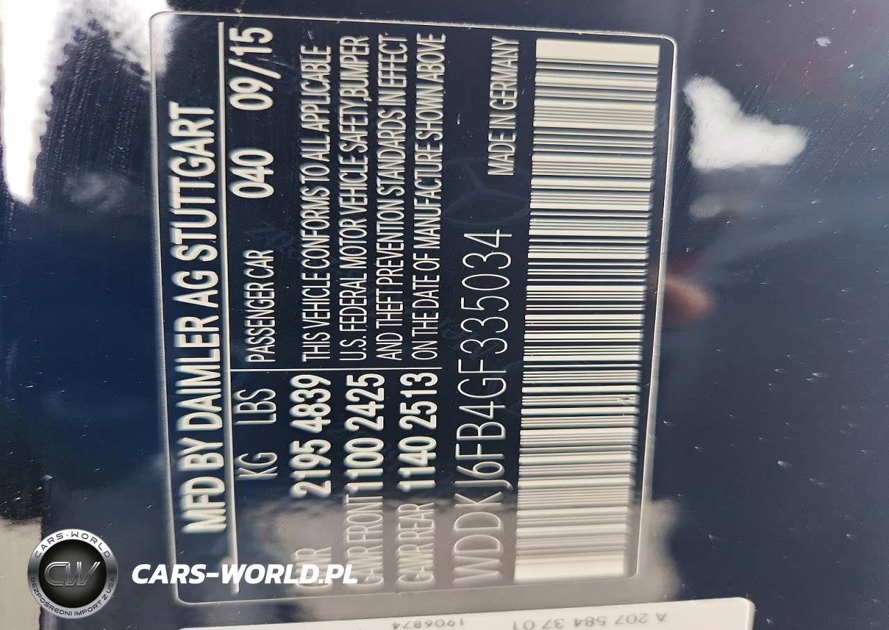 2016 Mercedes-Benz E 400 VIN:WDDKJ6FB4GF335034 - 12