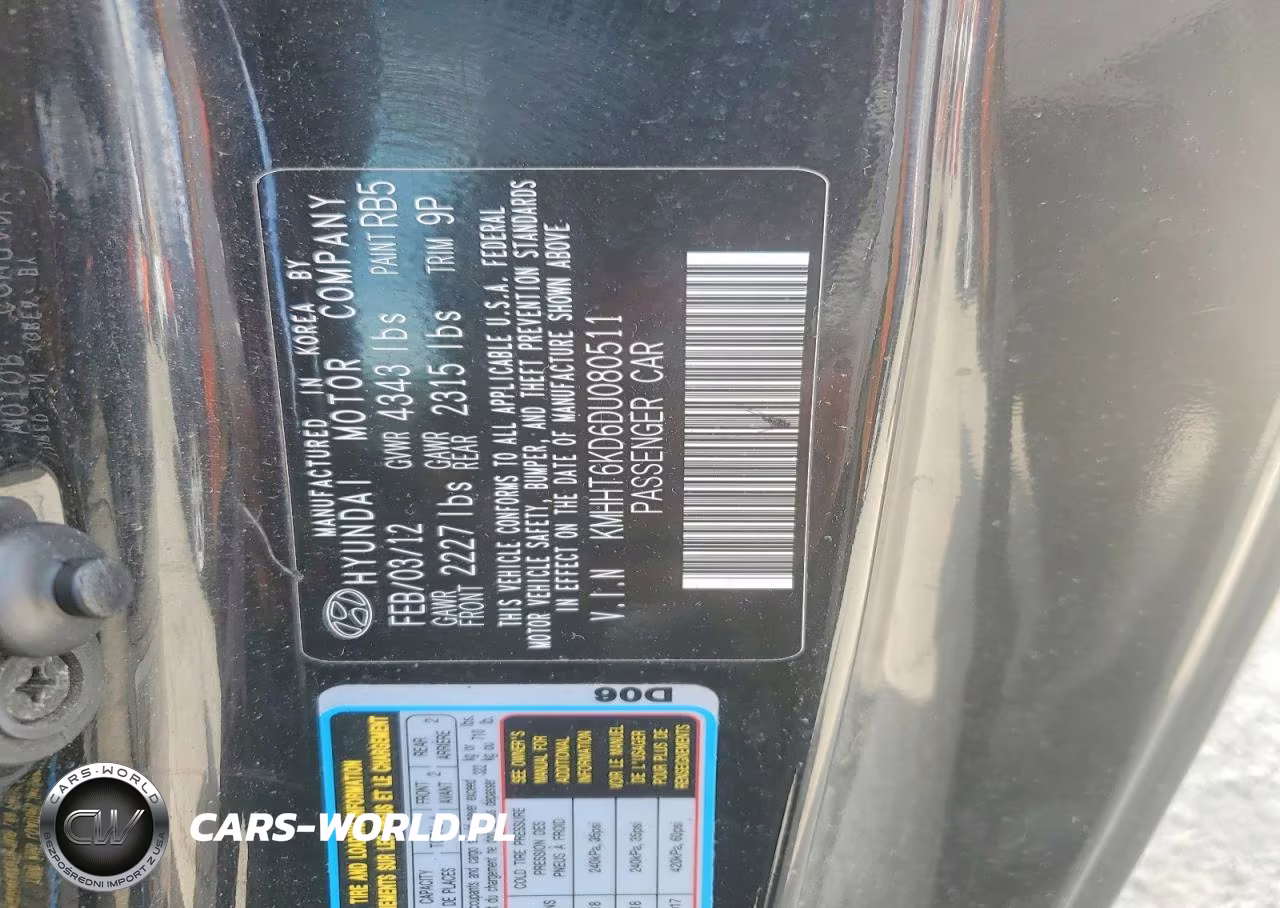 2013 Hyundai Genesis Coupe 2.0T VIN:KMHHT6KD6DU080511 - 12
