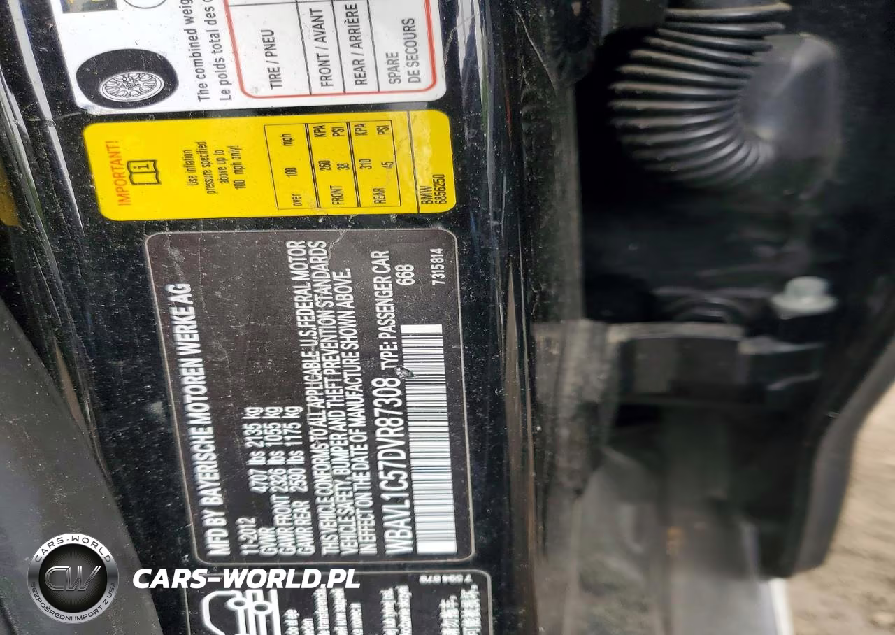 2013 BMW X1 xDrive28I VIN:WBAVL1C57DVR87308 - 12