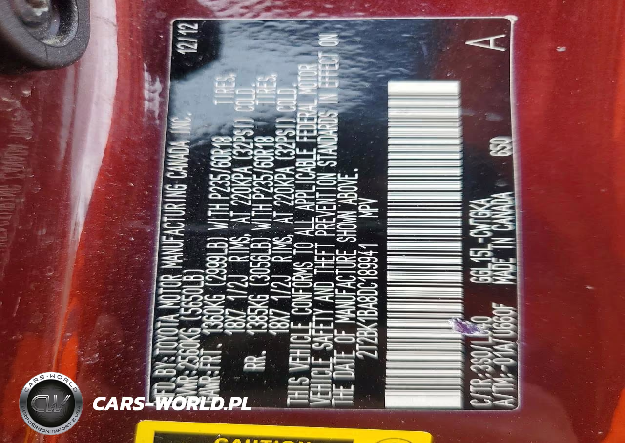2013 Lexus Rx 350 Base VIN:2T2BK1BA8DC189941 - 13