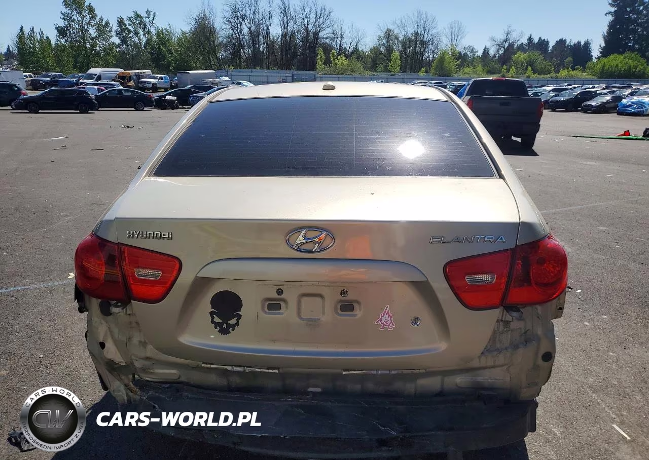 2007 Hyundai Elantra Gls VIN:KMHDU46DX7U225709 - 6