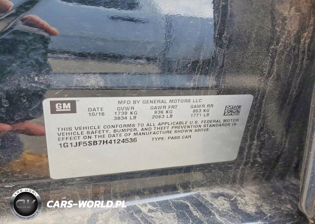 2017 Chevrolet Sonic Premier VIN:1G1JF5SB7H4124536 - 12