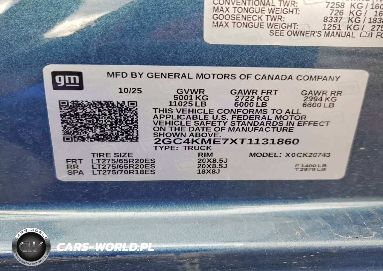 2026 Chevrolet Silverado K2500 Custom VIN:2GC4KME7XT1131860 - 12